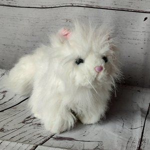 Ganz Webkinz Lil' White Persian Cat 8" Plush Stuffed Animal Fluffy no code